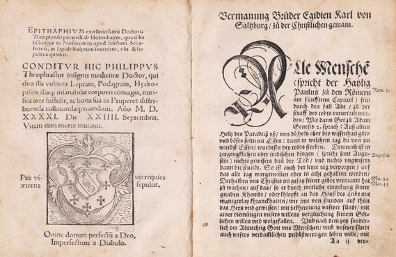 Paracelsus Grabinschrift